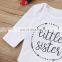 Wholesale Girls Sets Autumn Romper+Pants Girls Suits Kids Clothes