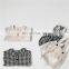 2020 Baby Long-sleeved Plaid Shirt + Bloomers 2 Pcs Clothing Sets 0-3 Years Boys' and Girls' Overalls Clothes Sets
