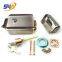 Nickel Plating Access Control Mechanical Combination Electric Rim Door Lock with Double Cylinder