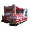 Fire Truck Inflatable Bounce House Commercial Inflatable Large Bouncy Castles For Sale