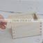 Natural color unfinished small wooden usb keepsake box accept OEM                        
                                                Quality Choice