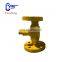 steel material reduced bore and full bore flange end welded ball valve for Russia