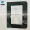 2mm, 3mm black painted edge tempered glass panel for ebook