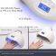 Excellent Quality nail lamp machine 48W  led uv naildryer sun5plus for two hands nails salon professional products