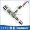Gas Pipe parts brass 3 Way tube connector copper unequal tee male female tee fitting
