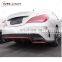 CLA W117 RZ style rear diffuser fit for MB W117 CLA45 carbon fiber w117 CLA rear diffuser