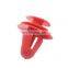 Red Universal 100Pcs Car Interior Trim Door Panel Snap Fastener Clips