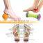 Foot Massage Ball Roller Set 1 Roller And 2 Spiky Balls Relax Foot Back Leg Hand Tight Muscle Deep Tissue Yoga Balance Ball