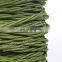 2/3 Core Brown - Vintage BRAIDED TWISTED WOVEN SILK FABRIC LAMP FLEXIBLE CABLE WIRE CORD LIGHT