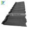 Dark Gray Nosen Design Stone Coated Steel Roof Tile 0.3mm 0.35mm 0.4mm 0.5mm Dark Grey Color Metal Roofing Sheet