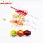 40g-150g Mixed Color Fishing Metal Squid Jig Head With Fly Rubber Skirts Lure Isca Artificial Pesca Leurre