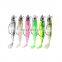 Hot Selling Multicolor Artificial Lure Pencil SinkingSoft Lead Head Bait Set With Hook 16g/ 26g For Pike Fishing Tackle Lures