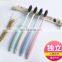 Wheat straw modified material toothbrush with PBT Bristle High Quality Premie Clean Toothbrush Exported