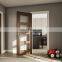 contemporary french glass pvc black solid wooden with frames  interior room door