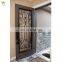 Modern wholesale wrought storm iron single entry doors