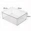 Plastic Food Storage Container Bin with Lid and Handle for Kitchen, Pantry, Cabinet, Fridge, Freezer -Organizer for Snacks, Vegetables, Pasta