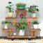 K&B cheap wholesale popular solid wood 2021new design flower plant stand