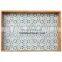 square wooden tray for cookies