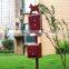 New 2022 Standing Double Stainless Steel Metal Outdoor Poop Rectangular Dog Waste Station