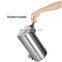 New-developed Bathroom Waste Bins Stainless Steel 5L Dustbin Square Round Shape Metal Trash Bin