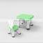 New Kindergarten Plastic Table and Chair sets Lovely  Colorful Children Furniture sets for Kids