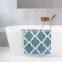 2022 latest design diamond shaped microfiber bath mat non slip bath rugs
