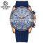 Casual Sports Watches Men Luxury OCHSTIN GQ094 Clock Menz Watch Silicone Quartz Wrist Watch Male Relogio
