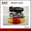 5 front and 5 rear light bicycle ABS and PP material