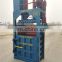 Hydraulic vertical waste paper clothes cardboard bottle baler /baler machine