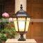 Outdoor fence pier mount post lights garden decorative gate pillars park light