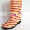 Fashion Medical Women PVC transparent rain boots Knee high wellington gumboots