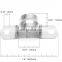Hot sale hardware pipe fittings galvanized electrical conduit clamps stainless steel carious sizes omega clamps