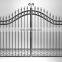 Custom High-Quality Hot-DIP Galvanized Automatic Double Wrought Iron Gates for Driveway