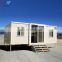 Low price extended foldable prefab light steel living house container prefabricated