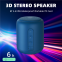 3D Stereo Surround BT Waterproof Subwoofer Music Audio Player  Wireless Mini DJ Portable bluetooth Speaker box