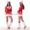 Wholesale Sexy Fashion Cheap Christmas Party Dress Hot Sweet Santa Christmas Costume