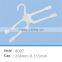 special desgn 2 pack plastic clothes hanger for underwear and bra