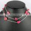 New Outstanding Ruby 925 Sterling Silver Chain, Gemstone Silver Jewellery, Handmade Silver Jewelry