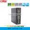 8 ports 10/100M managed Industrial POE Ethernet switch