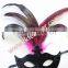 Wholesale Party Mask With Rooster Tail Feather Decoration