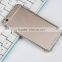 ultral thin TPU Edge and PC back clear case for iphone 6