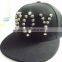 New Hip Hop Acrylic letter rivets adjustable Baseball Snapback Caps Dancer hats