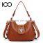 latest college girls shoulder bags genuine cow hide leather shoulder bag with custom logo