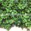 interlocking tiles artificial green grass panel for fence wall