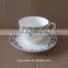 2015 hotsale 12 pcs gold design new bone china cup and saucer                        
                                                Quality Choice