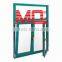 Duoble panel opening awning window curtain