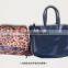 2 in 1 fashion white noble lady pure leather handbags