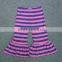 Ruffle Stripe knit Lettuce Ruffle Shorts Baby Girl Toddler Handmade