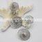 316l Stainless steel round pendant dangles fashion earring designs new model earrings