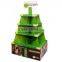 POS Corrugated Cardboard Hair Product Display Shelf